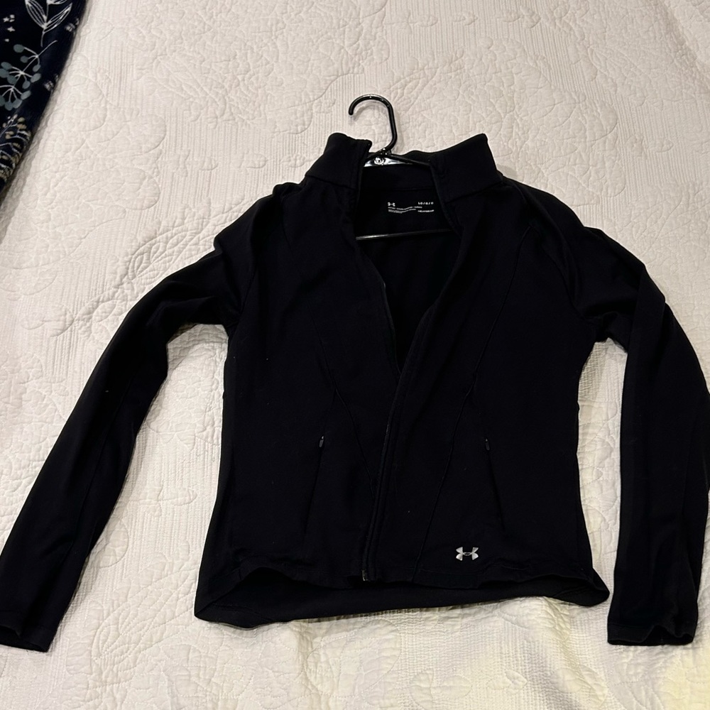 Black zip up sports jacket
